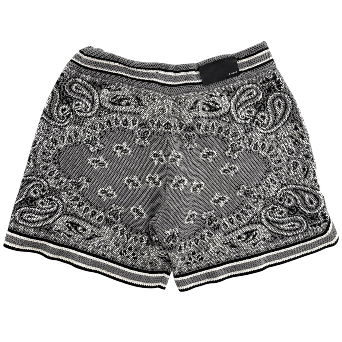 Amiri Bandana B-Ball Shorts Grey