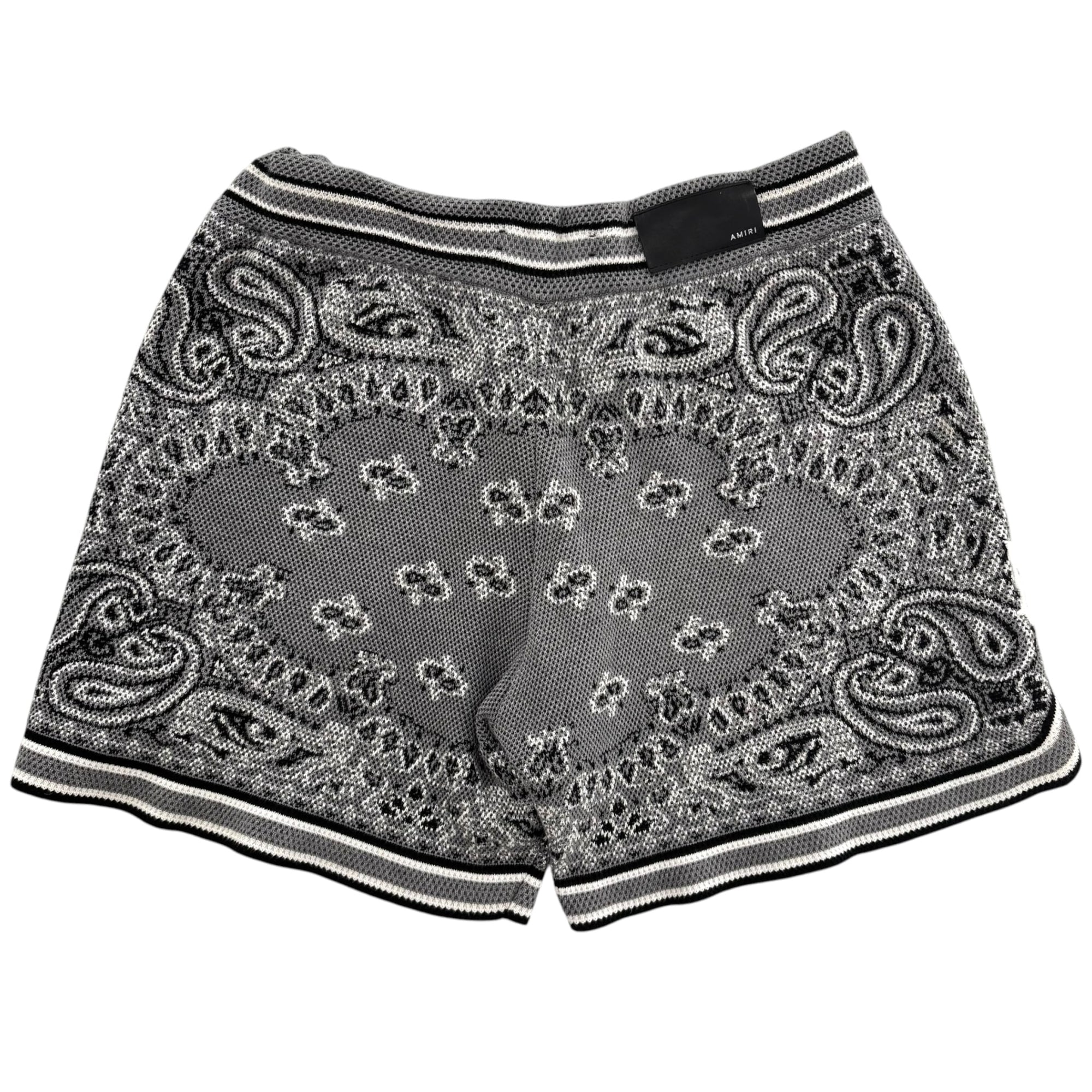 Amiri Bandana B-Ball Shorts Grey