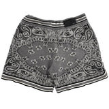 Amiri Bandana B-Ball Shorts Grey