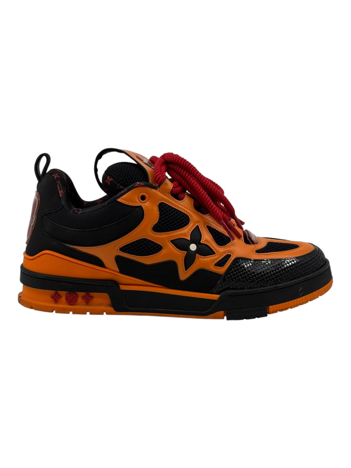 Louis Vuitton LV Skate Sneaker Black Orange Red