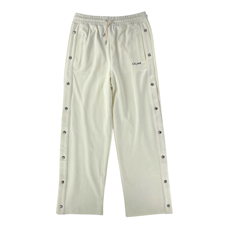Celine Snap Track Pants Cream