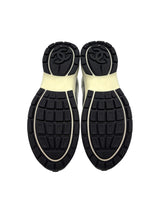 Chanel CC Logo Sneaker White Silver