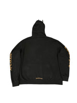 Chrome Hearts Vertical Logo FU Hood Hoodie Black/Brown
