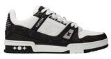 Louis Vuitton Monogram Denim Trainer Black White