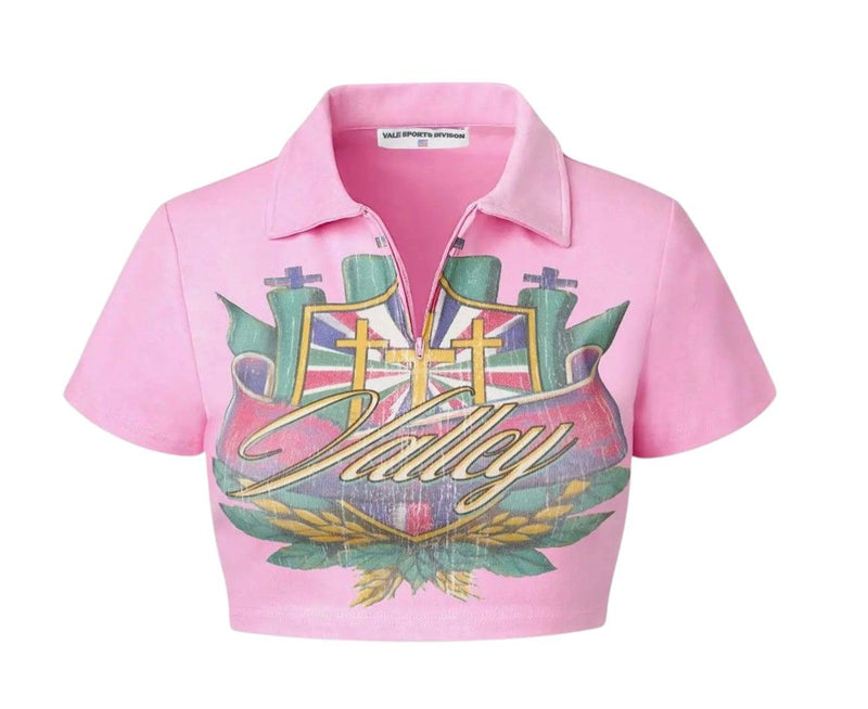 Vale Valor Rugby Women's Tee Pink