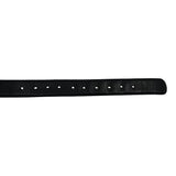Chrome Hearts Silver Oval Cross Buckle & Belt Strap Black Accessory