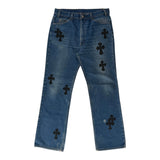 Chrome Hearts 20 Cross Patch Levi 517 Blue