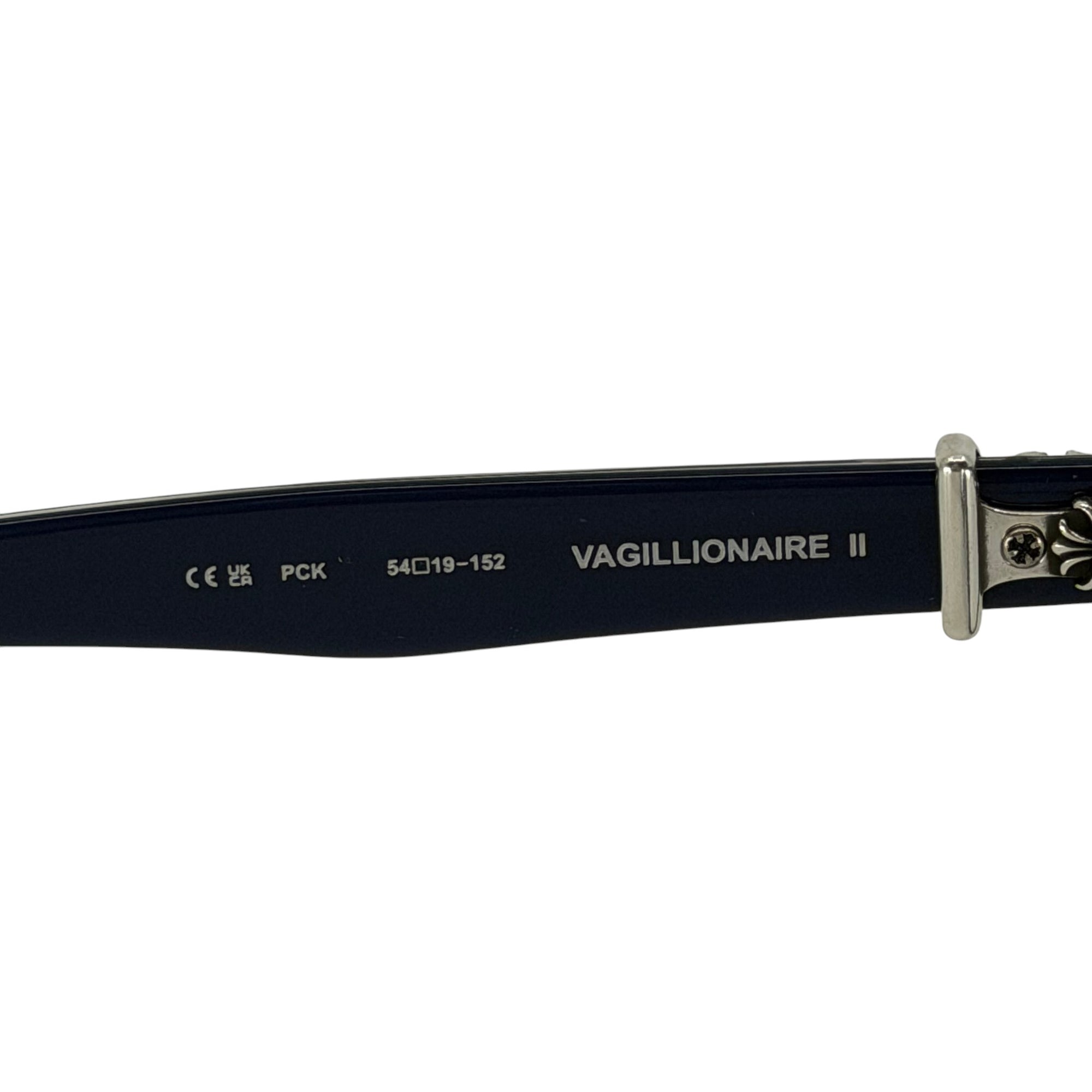 Chrome Hearts Vagillionaire II Glasses Navy