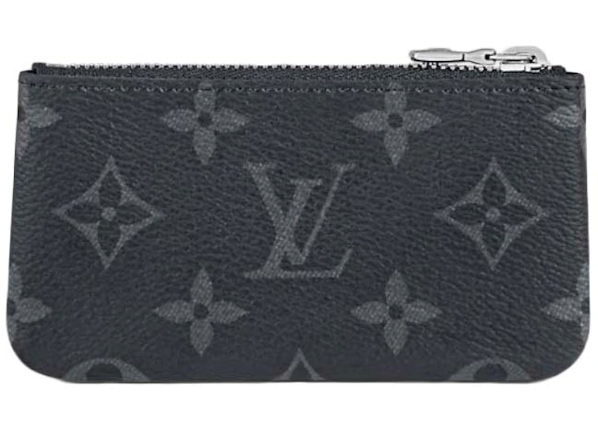 Louis Vuitton Key Pouch Monogram Eclipse Reverse
