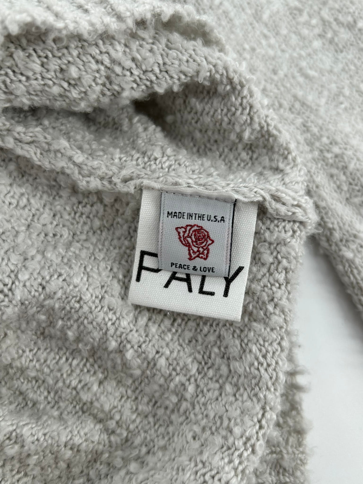 Paly Casentino Knitted Hoodie Light Grey