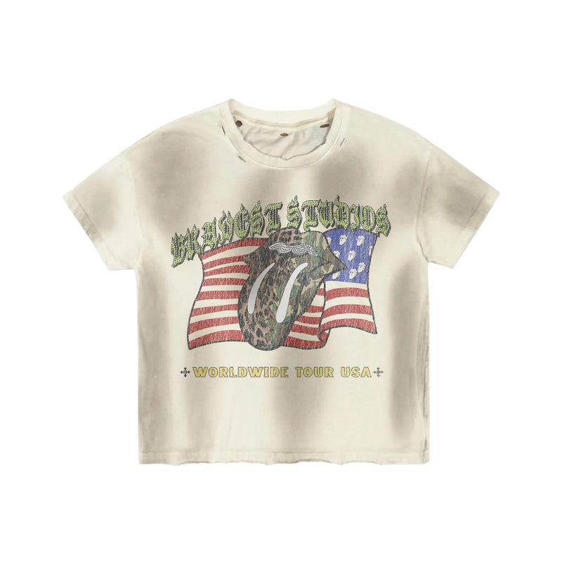 Bravest Studios Tour Tee White