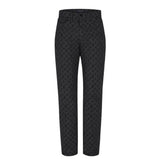 Louis Vuitton NBA Monogram Logo Denim Jeans Black