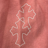 Chrome Hearts x Drake Certified Chrome Hand Dyed Hoodie Red