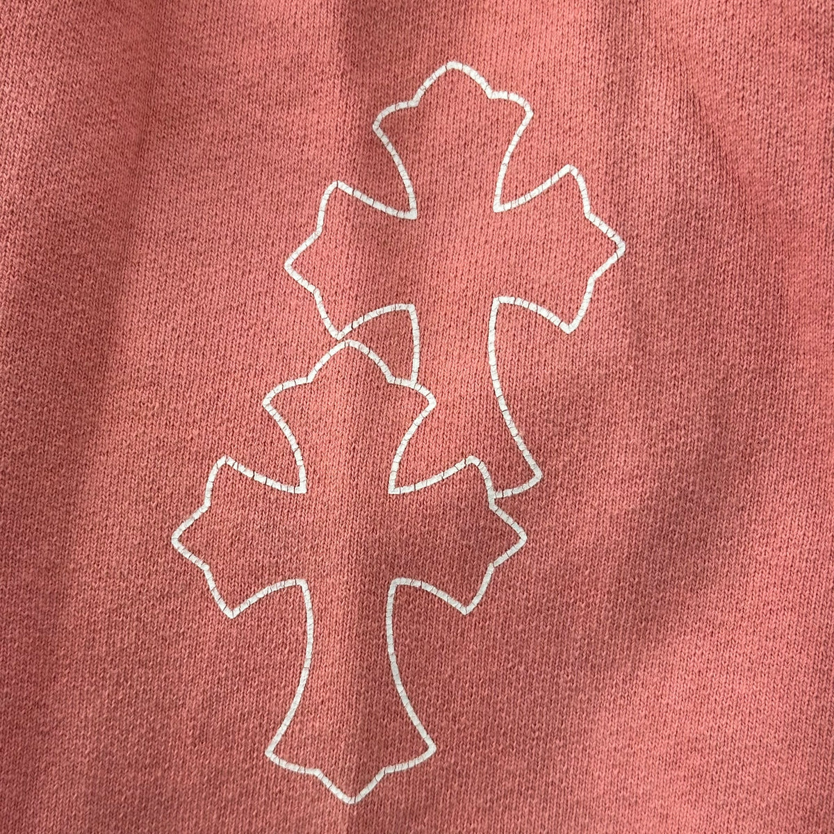 Chrome Hearts x Drake Certified Chrome Hand Dyed Hoodie Red