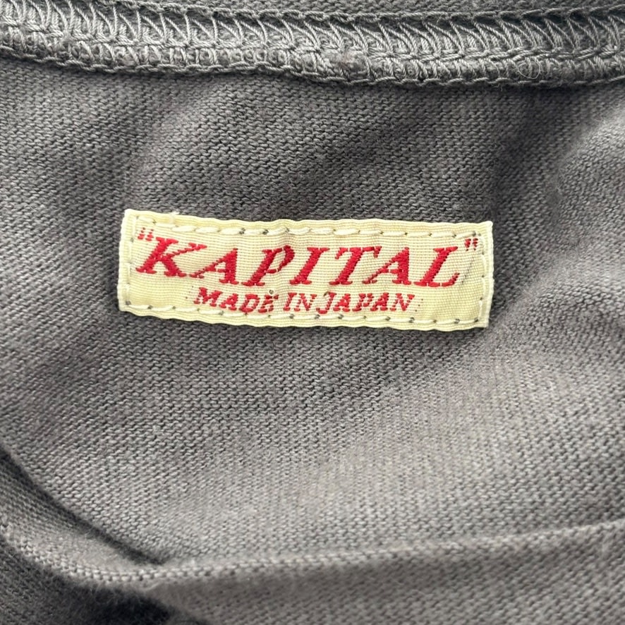 Kapital Kookies Tee Washed Grey