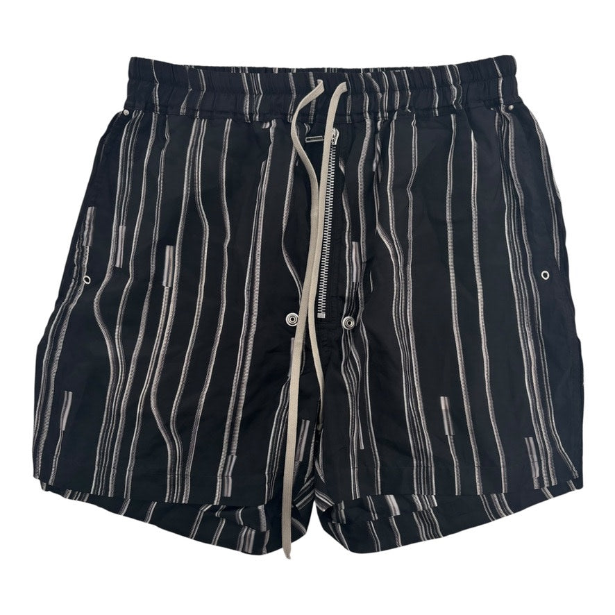 Rick Owens Bela Boxer Stripe-Pattern Shorts