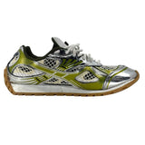 Bottega Veneta Orbit Green Silver
