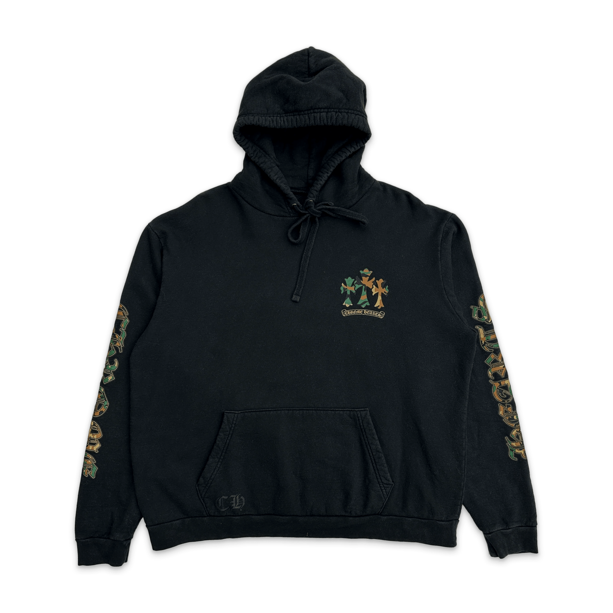 Chrome Hearts Triple Cross Hoodie Black Camo