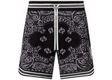 AMIRI Bandana B-Ball Shorts Black