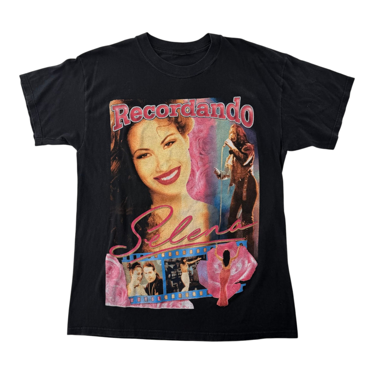 Vintage Selena Dreaming Of You Rap Tee Black