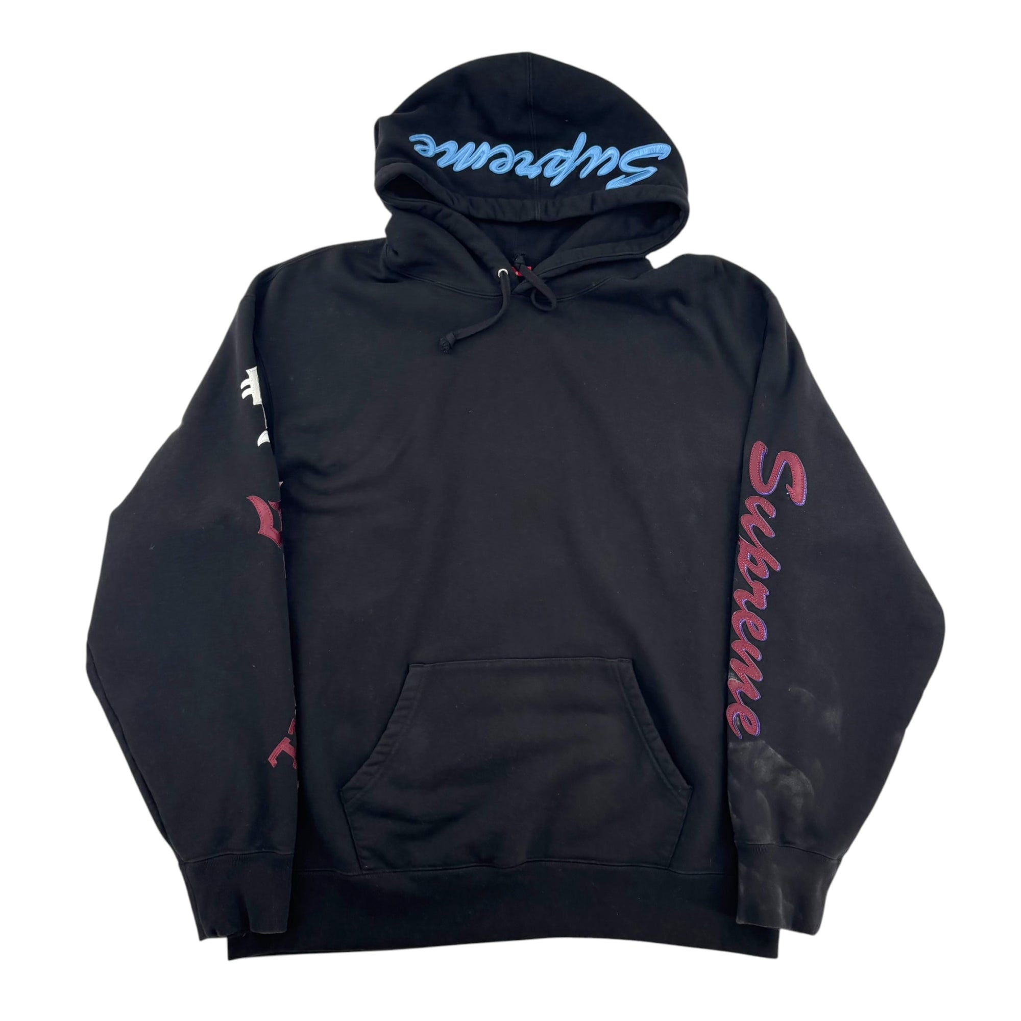 Supreme Multi Logo Hooded Sweatshirt Black