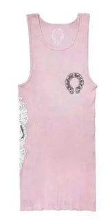 Chrome Hearts Deadly Doll Tank Pink