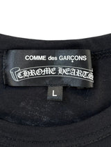 Chrome Hearts x CDG Logo Tee Black