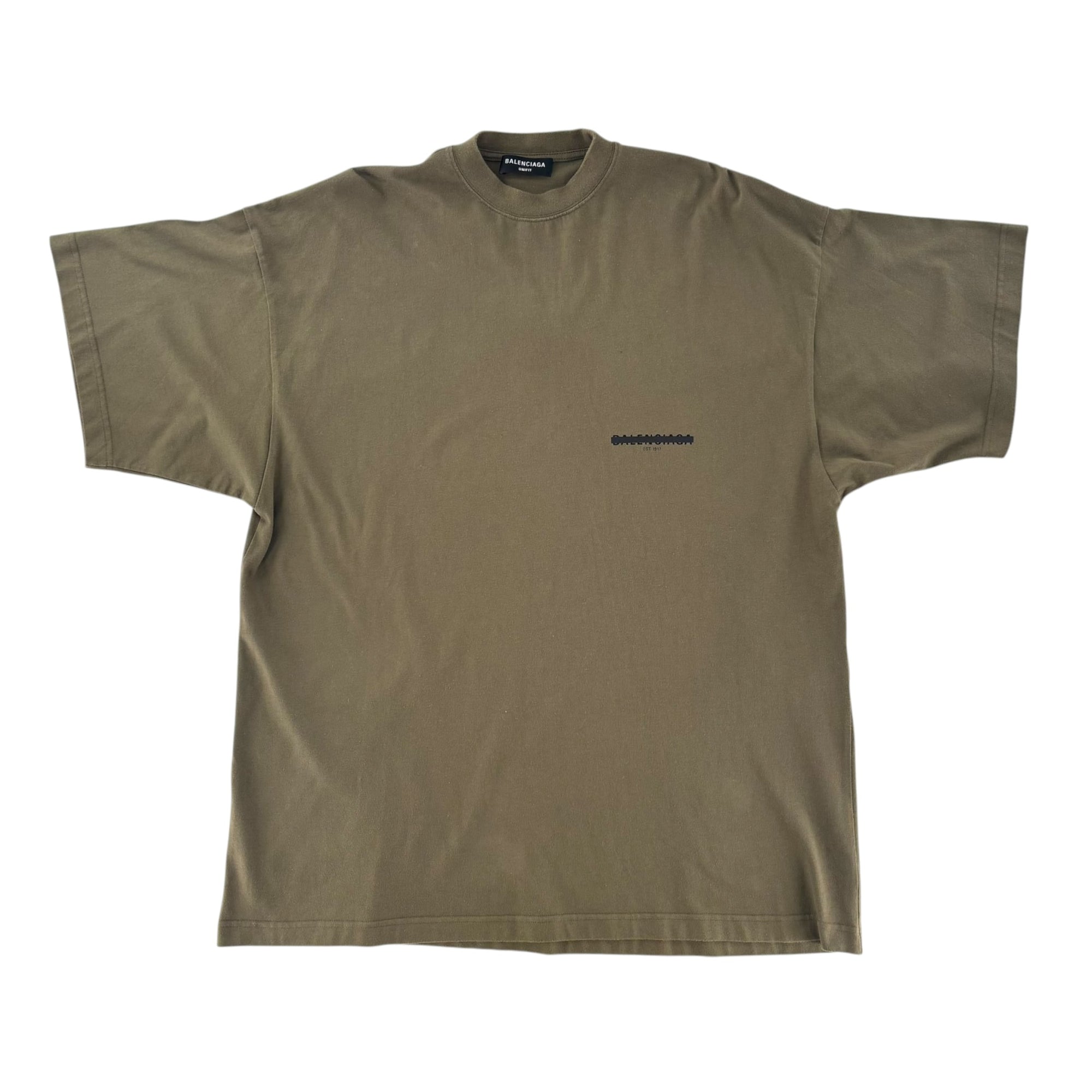 Balenciaga Strike 1917 T-Shirt Green