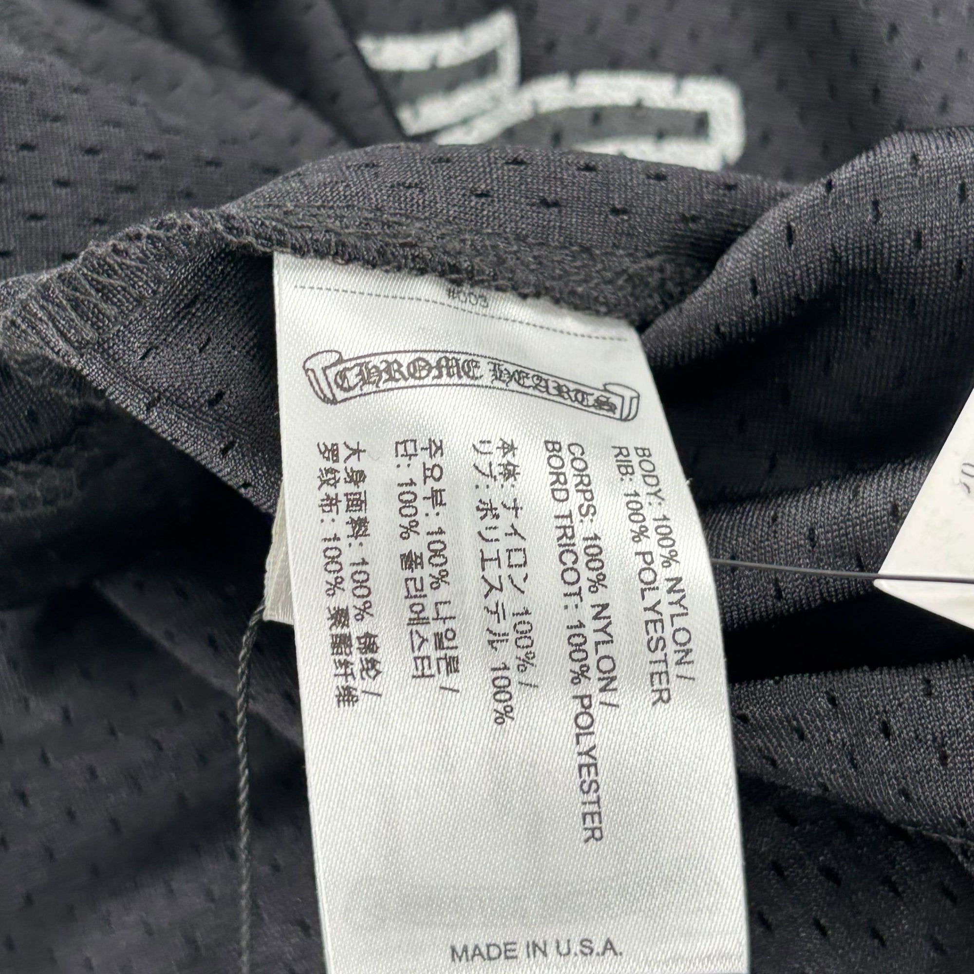Chrome Hearts Stadium Mesh L/S Jersey Black