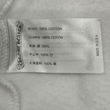 Chrome Hearts T-Bar Logo Zip Up Hoodie White