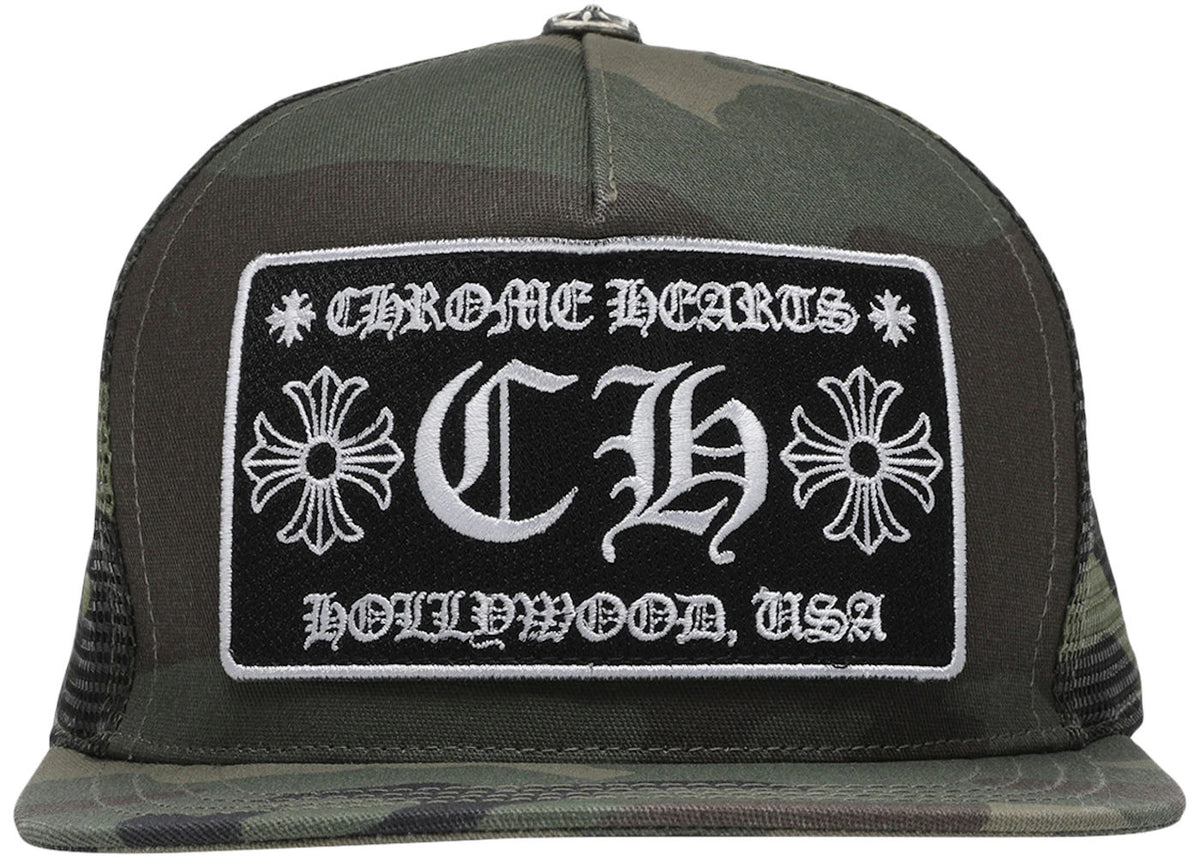 Chrome Hearts CH Hollywood Trucker Hat Camo/Camo