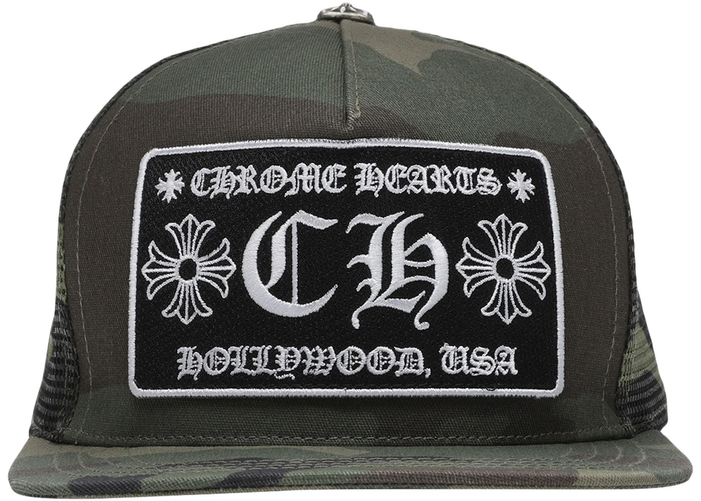 Chrome Hearts CH Hollywood Trucker Hat Camo/Camo