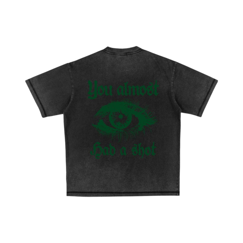 Compliments 'Almost Had A Shot' Black Vintage Tee
