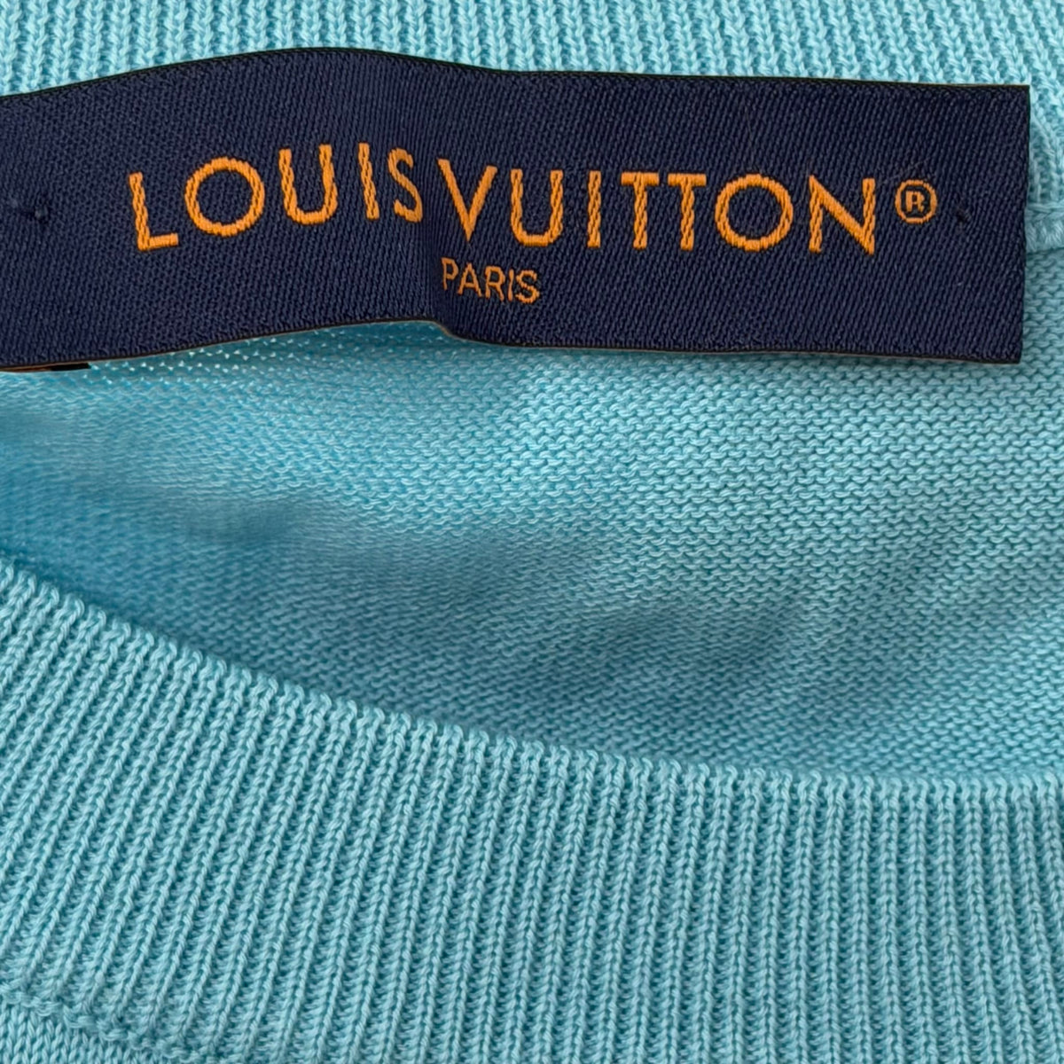 Louis Vuitton Dog Embroidery Knit Tee