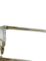 Chrome Heart Chirp Chirp Glasses Clear Gold