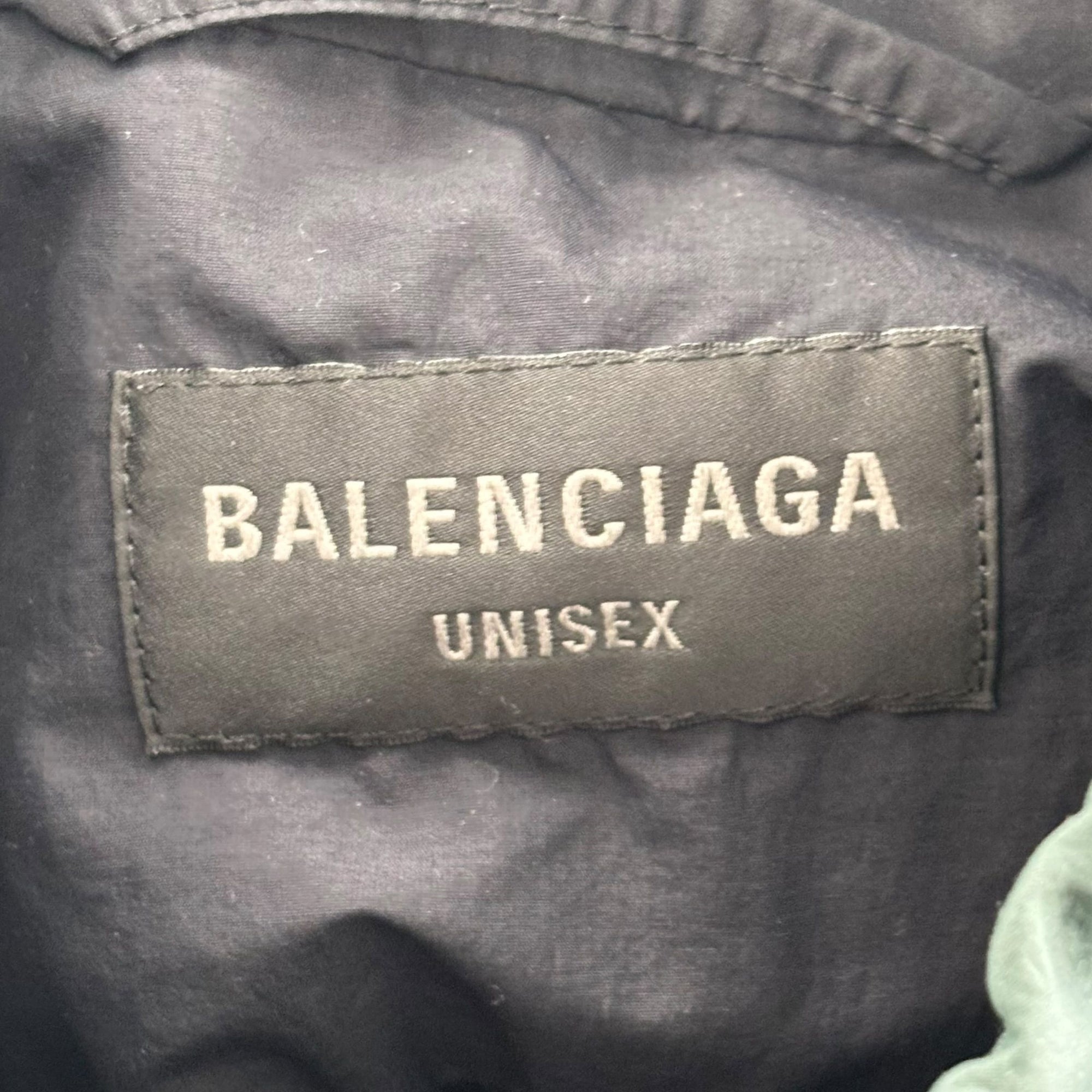 Balenciaga Track Jacket Black Green