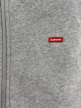 Supreme Small Box Zip Up Hooded Sweatshirt (FW25) Heather Grey