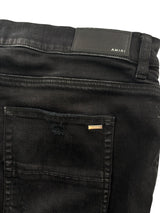 Amiri Camo Bone Jeans Aged Black