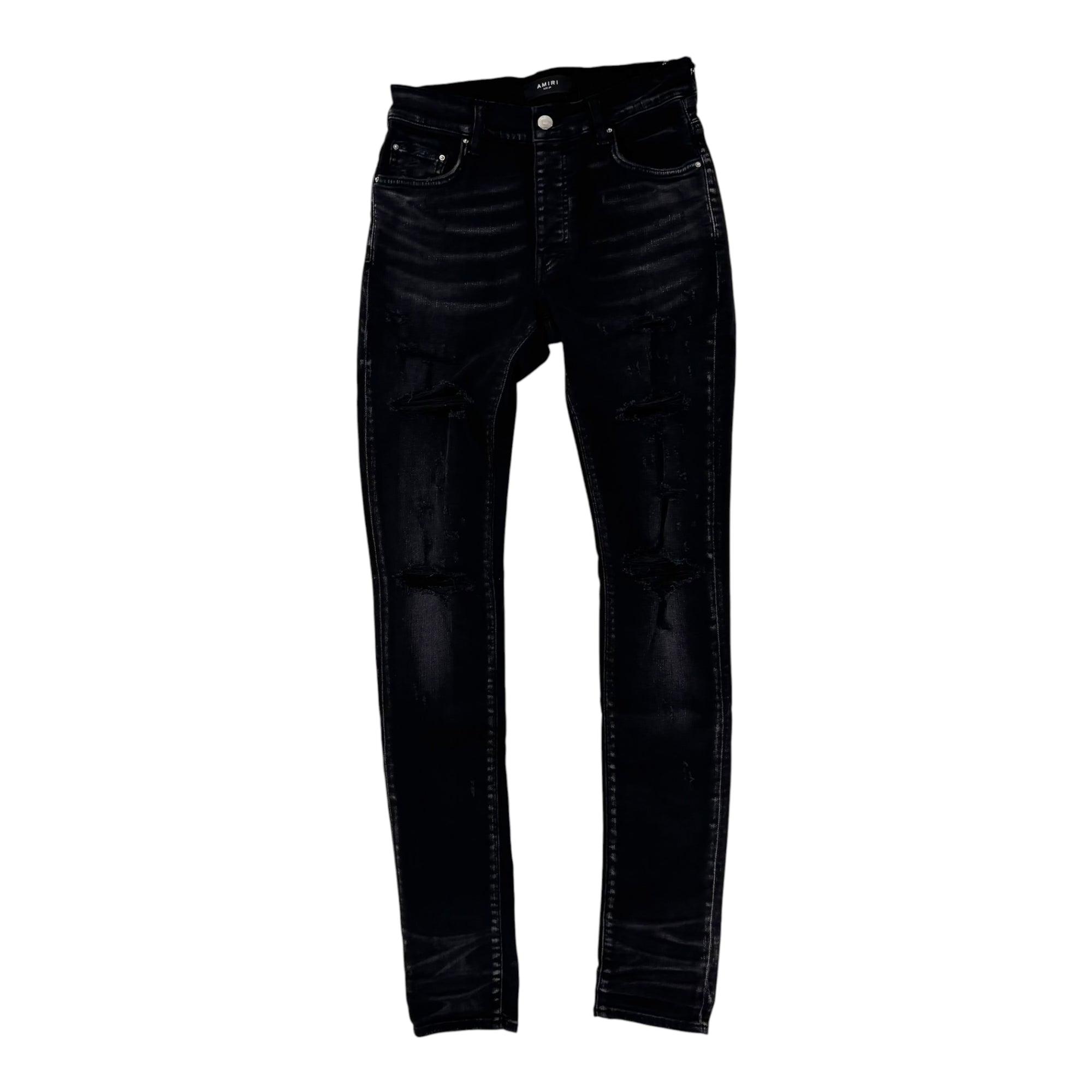 Amiri Thrasher Plus Jeans Black