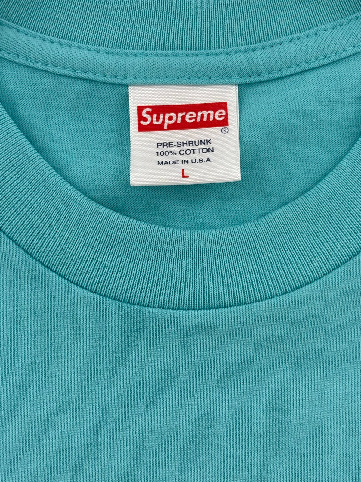 Supreme Dunk Tee Light Teal