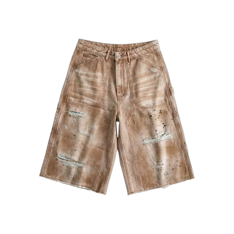 Bravest Studios Distressed Workwear Shorts