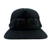Chrome Hearts F*CK Letter Patch Trucker Hat Black