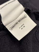 Chrome Hearts Paper Jam Triple Cross Patch Sweatpants Navy