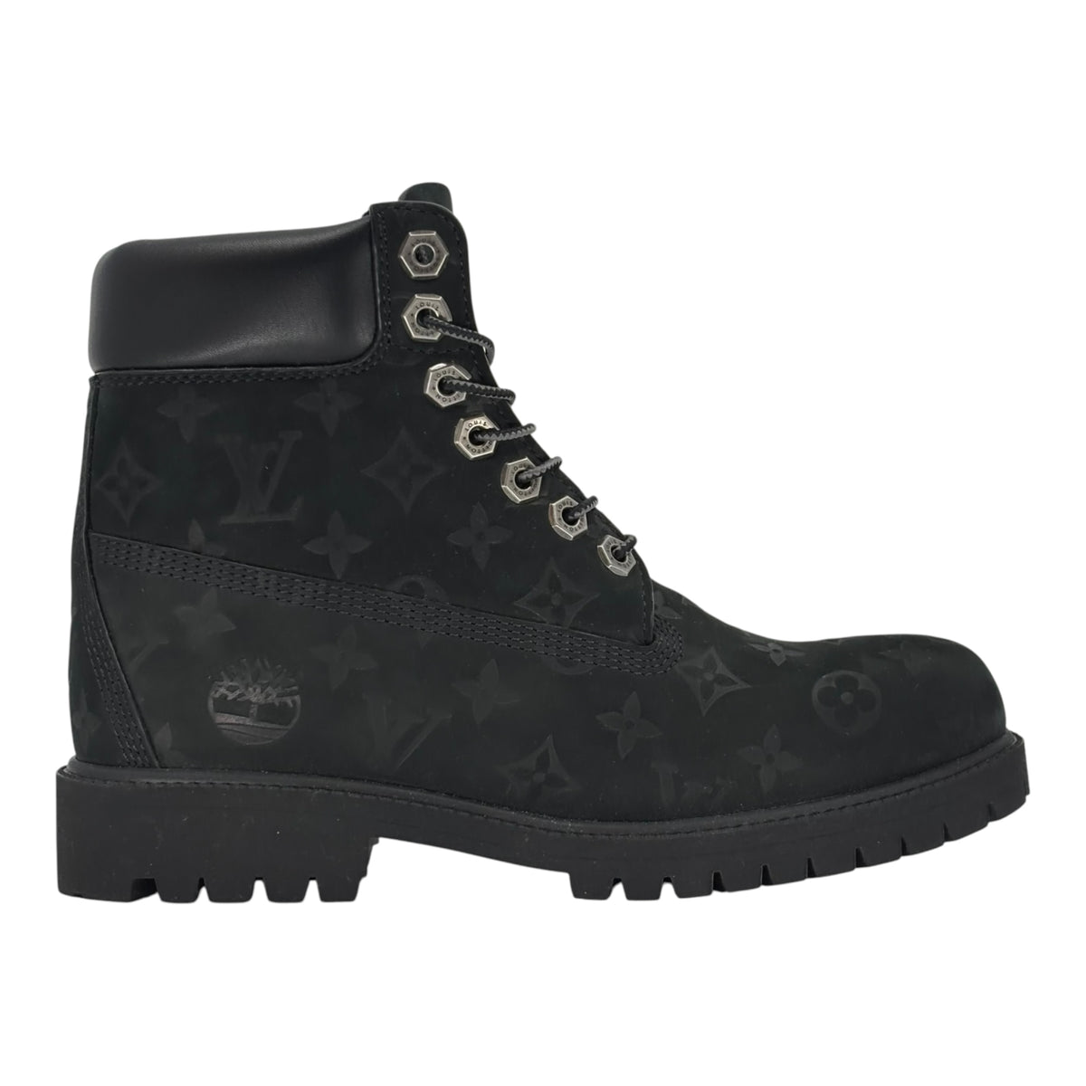 Louis Vuitton Timberland 6" Ankle Boot Black Monogram