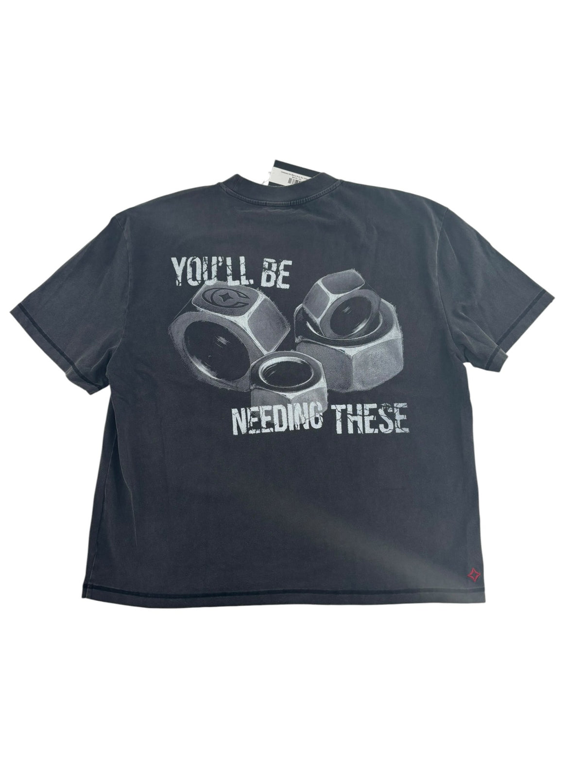 Commons No Mercey Nuts Tee Vintage Black