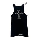 Chrome Hearts T-Bar Ribbed Tank Top Black