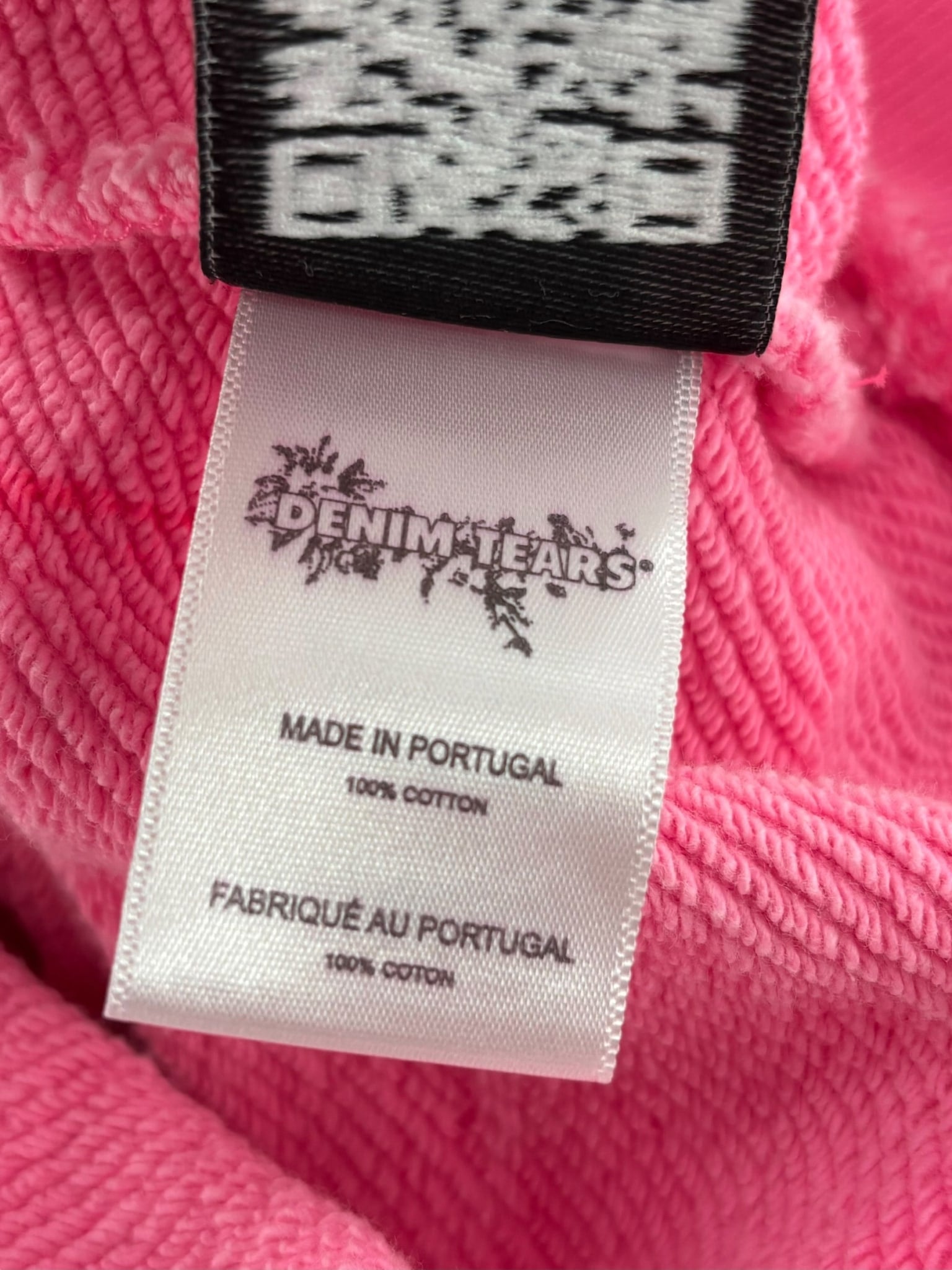 Denim Tears Logo Hoodie Pink