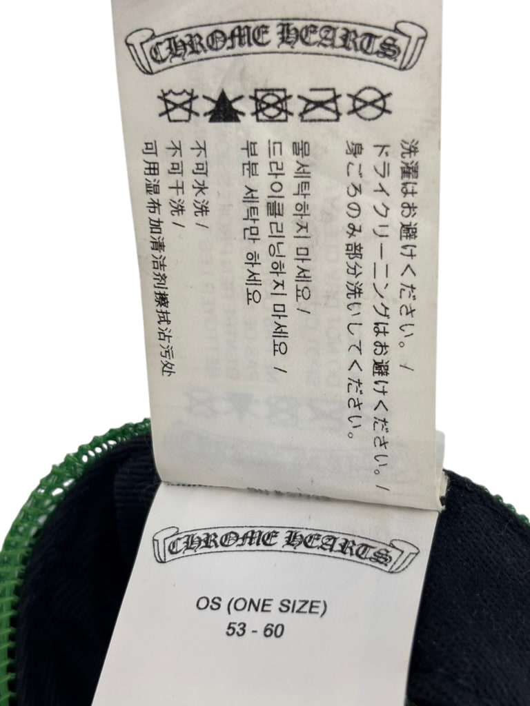 Chrome Hearts Hollywood Trucker Hat Slime Green