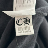 Chrome Hearts Vertical Logo Zip Up Hoodie Black/Army Green
