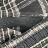 Chrome Hearts After School Cross Patch Flannel Shorts Grey